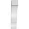 Ekena Millwork 5 1/2-in. W x 14-in. D x 26-in. H Balboa Architectural Grade PVC Knee Brace BRCP055X14X26BOA - alternate 5